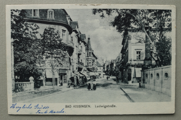 AK Bad Kissingen / 1920 / Ludwigstrasse / Strassenansicht